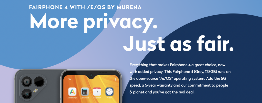 Murena Fairphone 5 is now available for pre-order at murena.com - Events &  Activities - /e/OS community